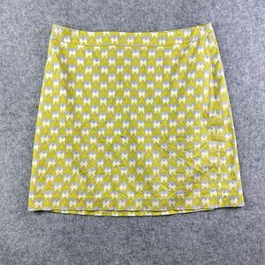 Banana Republic Skirt Womens 12 Milly Collection Modern Mini Geometric A-Line*